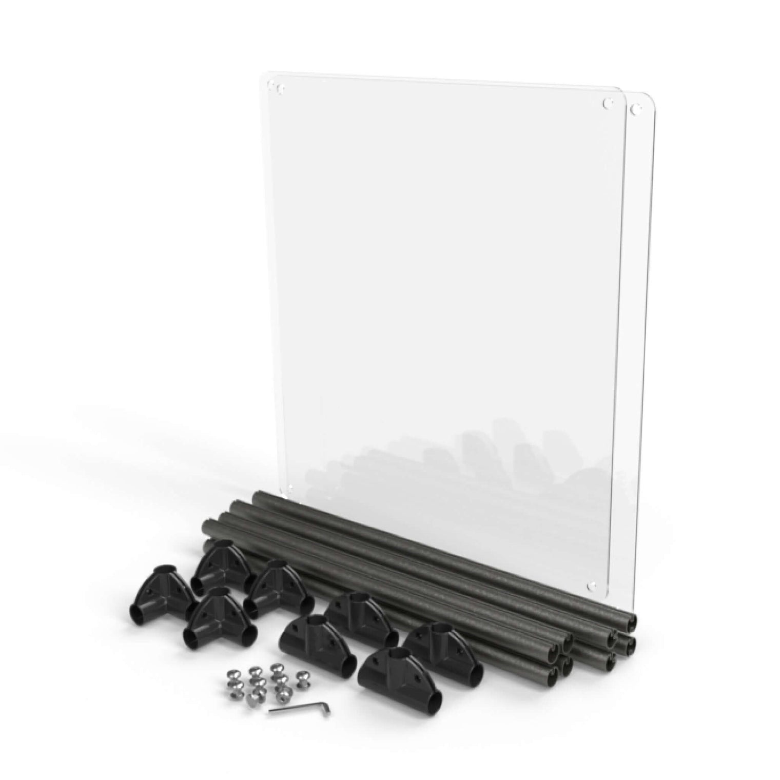 Gunmetal 27" Lucidium Pen Universal Add-On Kit included parts