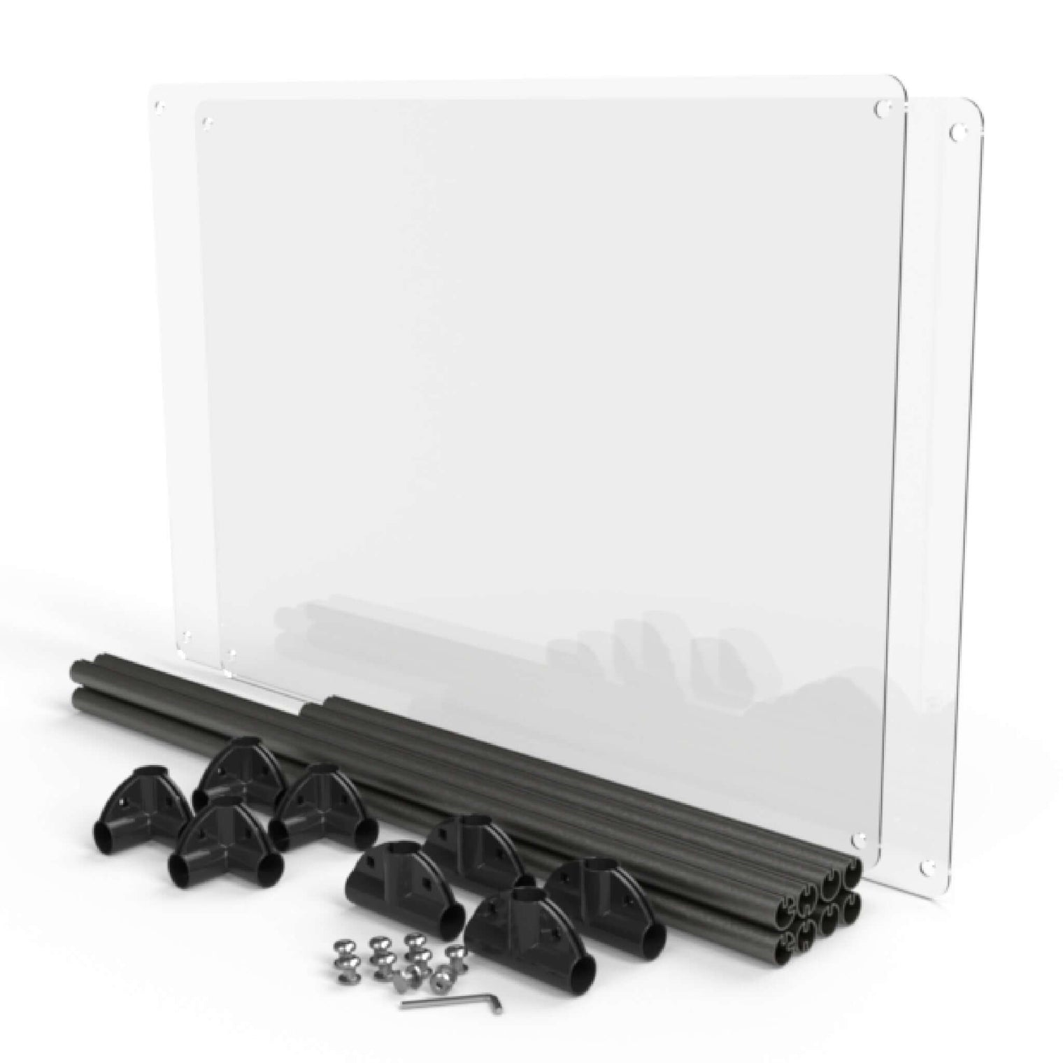 Gunmetal 36" Lucidium Pen Universal Add-On Kit included parts